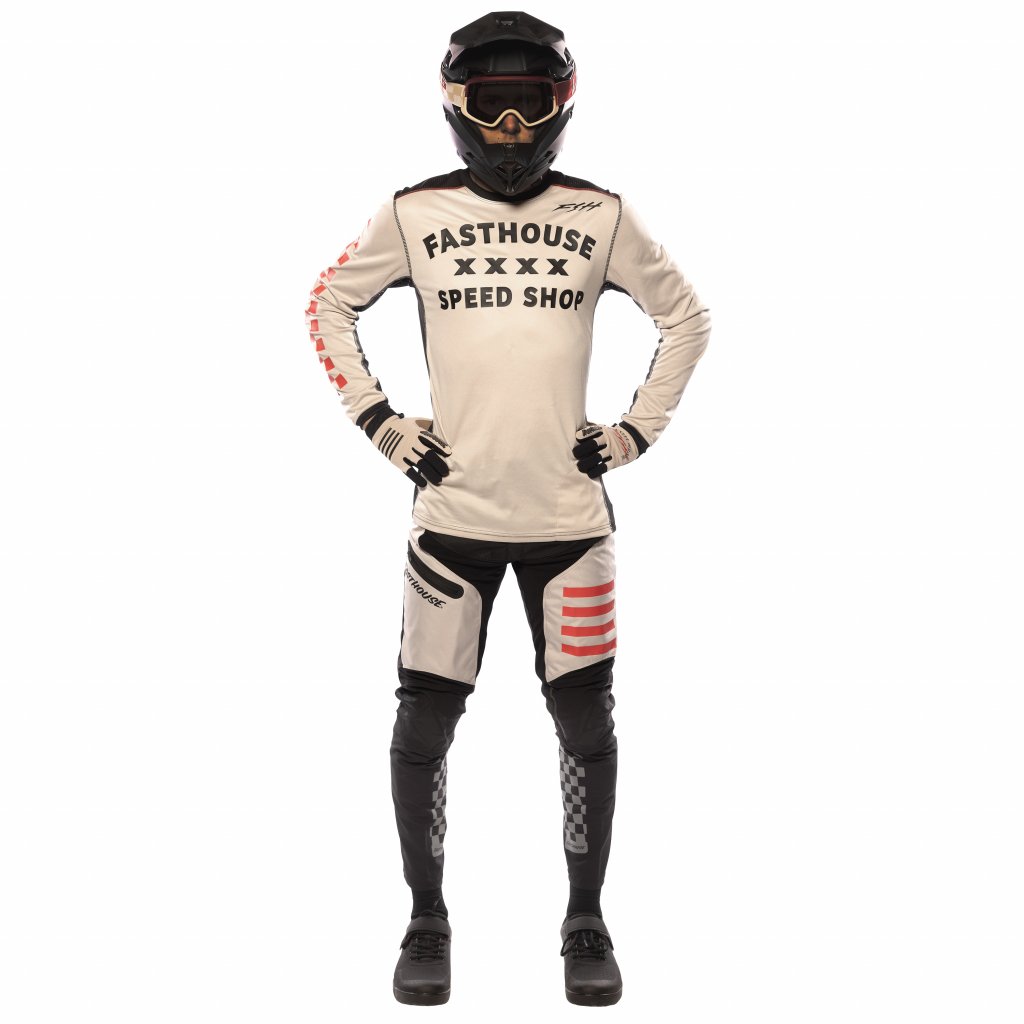 Fasthouse Classic Swift Long Sleeve Jersey Cream 1